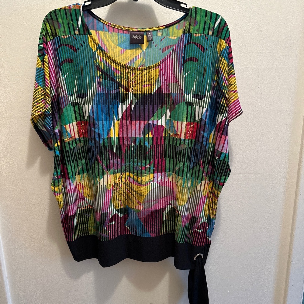 Polyester dress top size medium by Rafaella